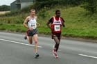 Tadele Geremew (Elswick) and Michael Crawley during the Tynedale Jelly 10 mile Road Race. Photo: David T. Hewitson/Sports for All Pics
